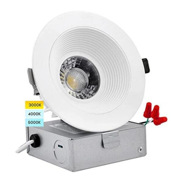Luxrite Iluminación LED empotrable de 4 pulgadas con caja_1