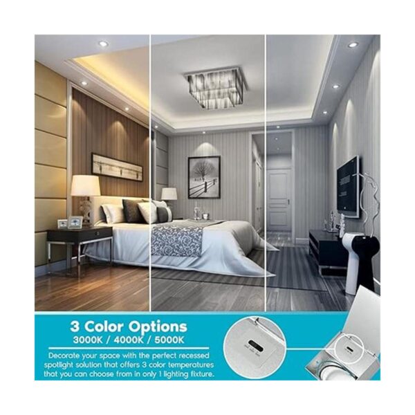 Luxrite Iluminación LED empotrable de 4 pulgadas con caja_2