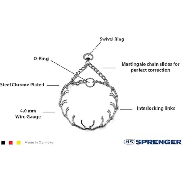 Herm Sprenger Collar de entrenamiento para perros ultra