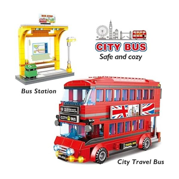 Creator City Juego de bloques de construcción de estación_5