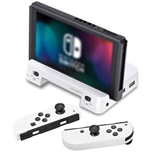 HomeSpot Base de TV blanca con Ethernet para Nintendo_1