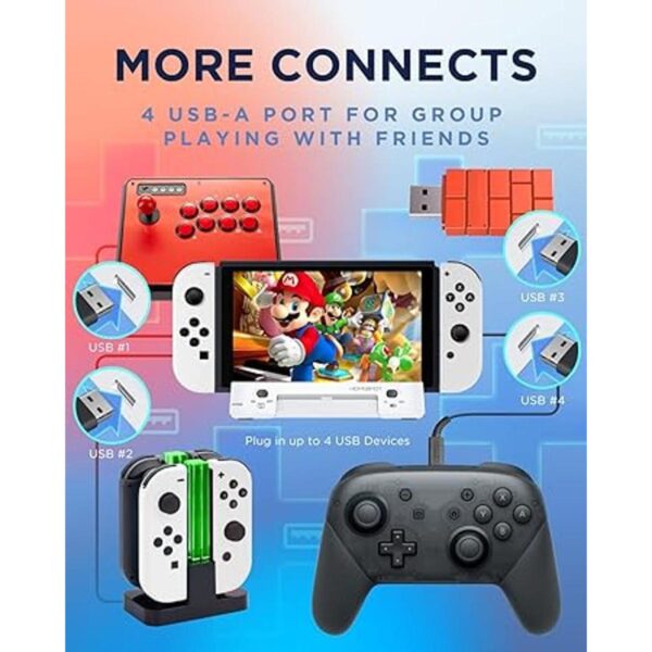 HomeSpot Base de TV blanca con Ethernet para Nintendo_3
