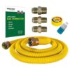 PROCURU 58 Kit de conector de línea flexible de gas con_1