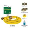 PROCURU 58 Kit de conector de línea flexible de gas con_2