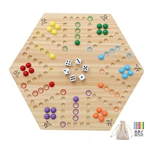 HOROW Juego de mesa Wahoo de mármol original juego de_1