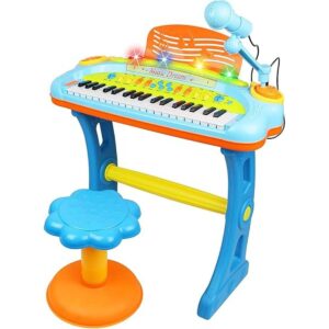 Teclado electrónico de piano de 37 teclas para niños con_1