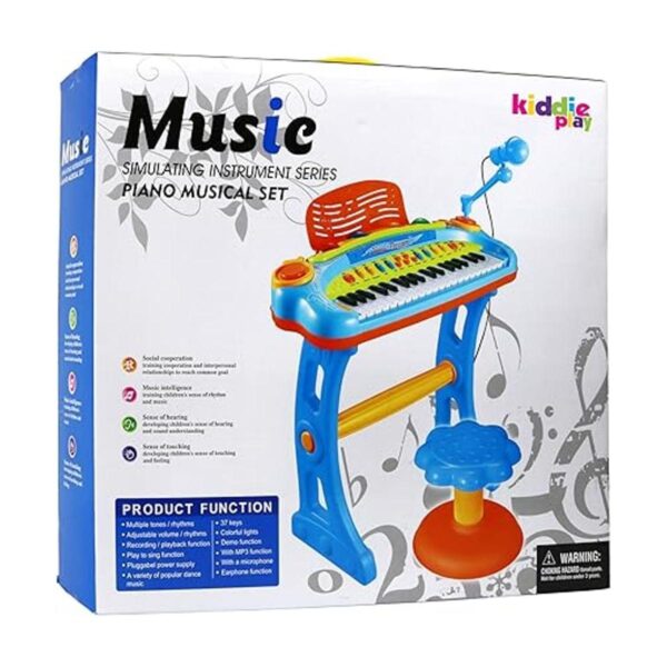 Teclado electrónico de piano de 37 teclas para niños con_3