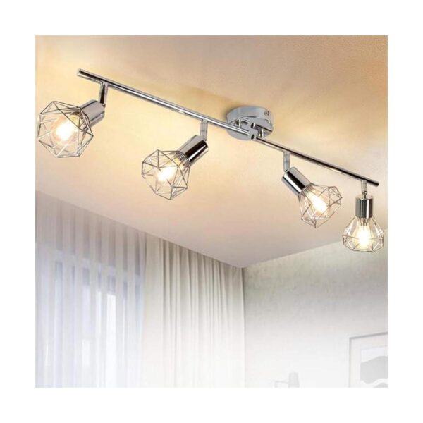 DLLT Kit de iluminación de pista de 4 luces lámpara