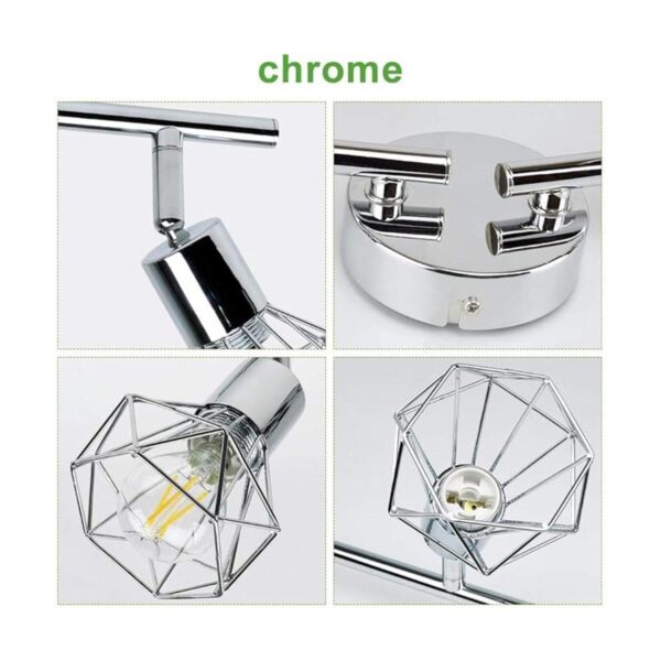 DLLT Kit de iluminación de pista de 4 luces lámpara