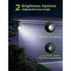 InnoGear Luces solares 2 en 1 impermeables 3 focos