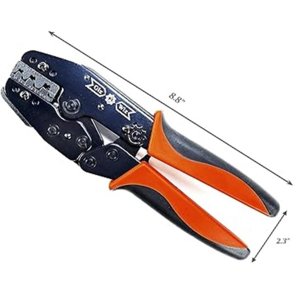 GIZWIZ Profesional trinquete Crimp herramienta con