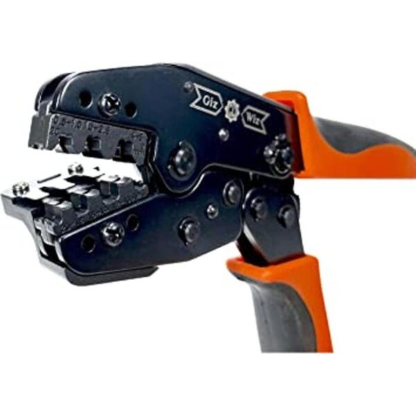GIZWIZ Profesional trinquete Crimp herramienta con