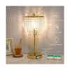 Lámpara de mesa de cristal con control táctil con dos_1