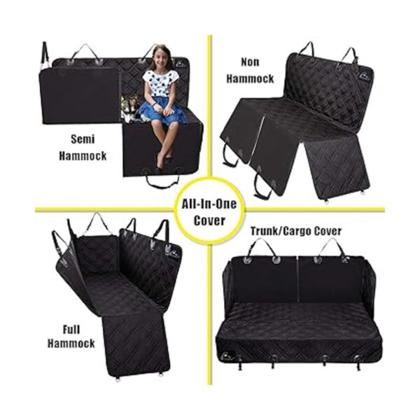 Meadowlark Funda de asiento de coche para perro con hamaca_5