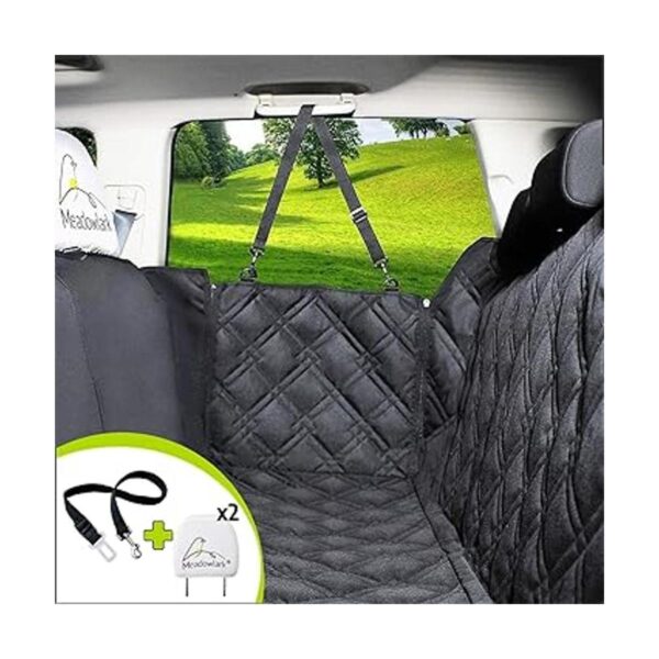 Meadowlark Funda de asiento de coche para perro con hamaca_3