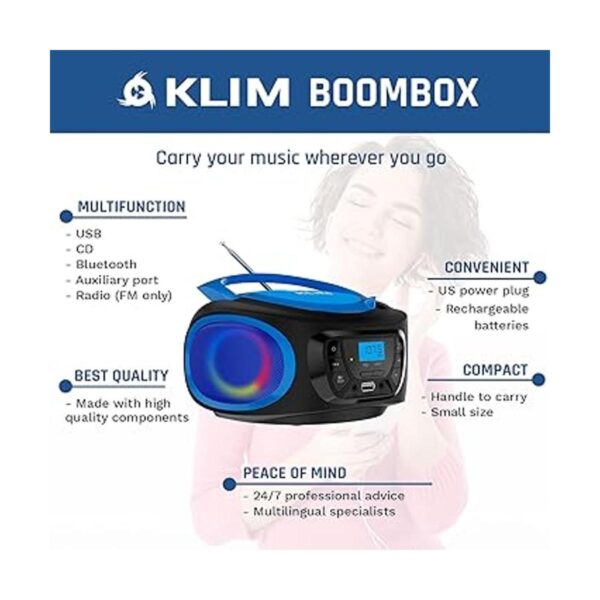 KLIM Boombox Sistema de audio portátil nueva versión_2