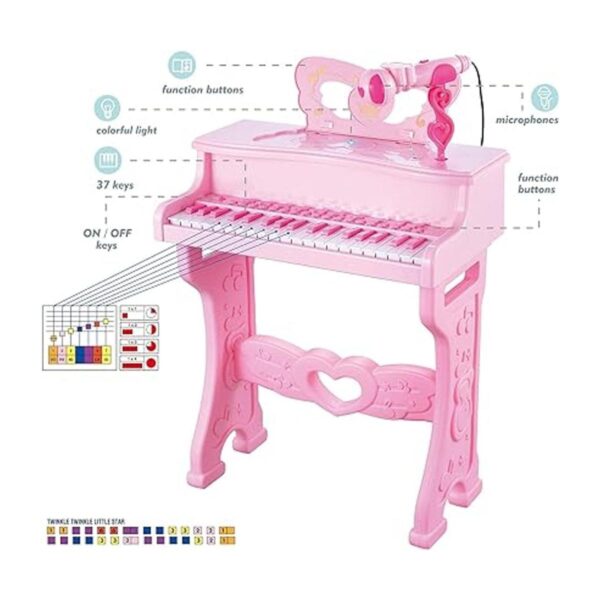 Enlitoys Juguete de teclado de piano para niños_2