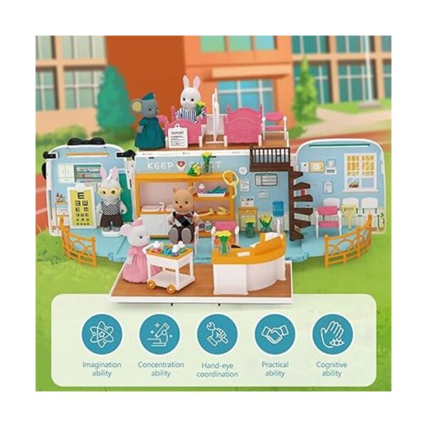 Juego de casa de muñecas para niños casas de muñecas