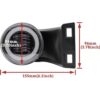KEWISAUTO Luces antiniebla LED con anillo halo DRL para_2