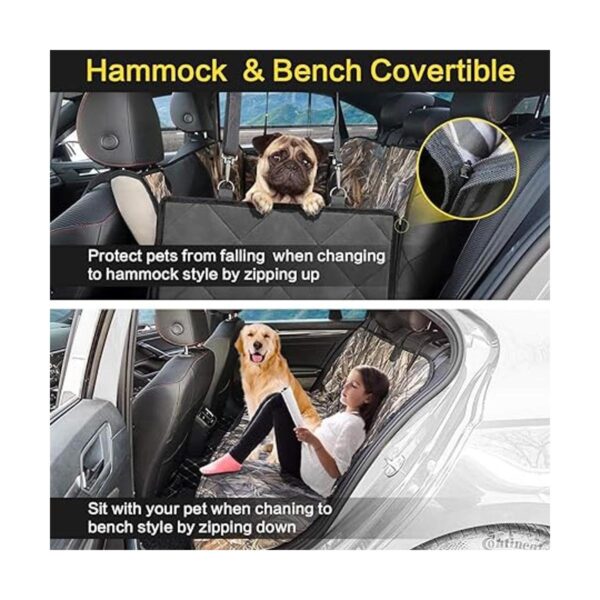 KIMHY Funda para asiento trasero de coche hamaca de