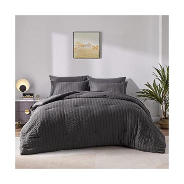 CozyLux Juego de edredón de 7 piezas para todas las_1