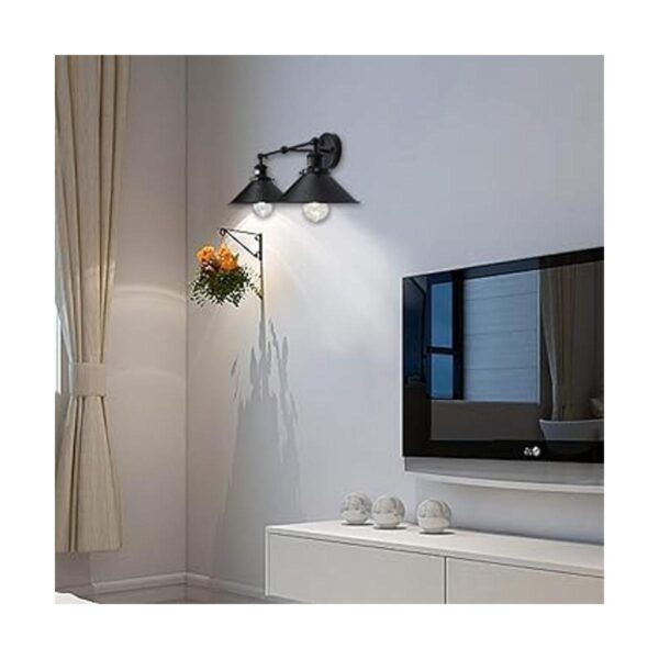 PUUPA 2 luces de tocador de baño tubo industrial