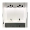 PUUPA 2 luces de tocador de baño tubo industrial