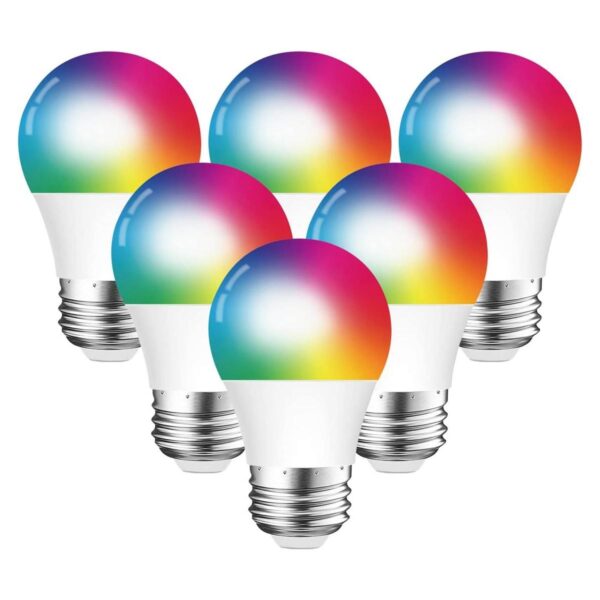 DOGAIN Bombillas inteligentes A15 E26 base RGB