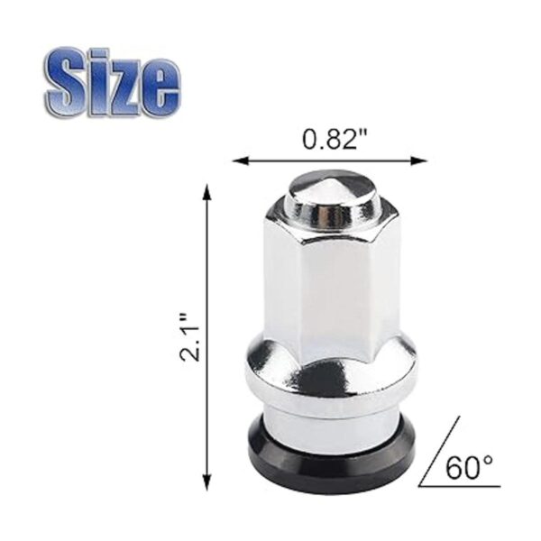 EZISOE Tuercas M14 x 1.5 32 piezas tuercas de bellota de_2