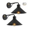 PTRWOROA Aplique de pared con sensor del atardecer al_1