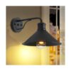 PTRWOROA Aplique de pared con sensor del atardecer al_2
