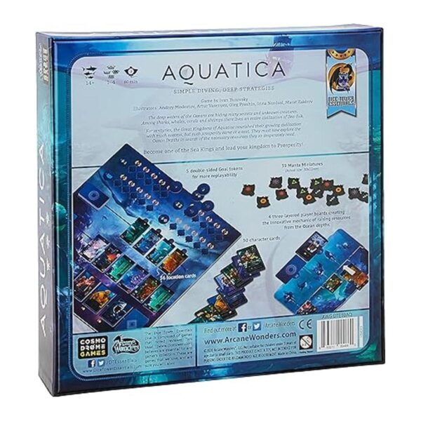 Arcane Wonders Juego de mesa Aquatica azul_2