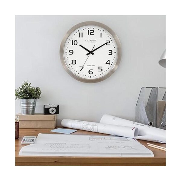 La Crosse Technology WT3161WH reloj analógico atómico de