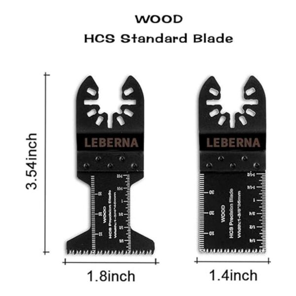 Leberna Juego de 50 hojas de sierra oscilantes universales_3