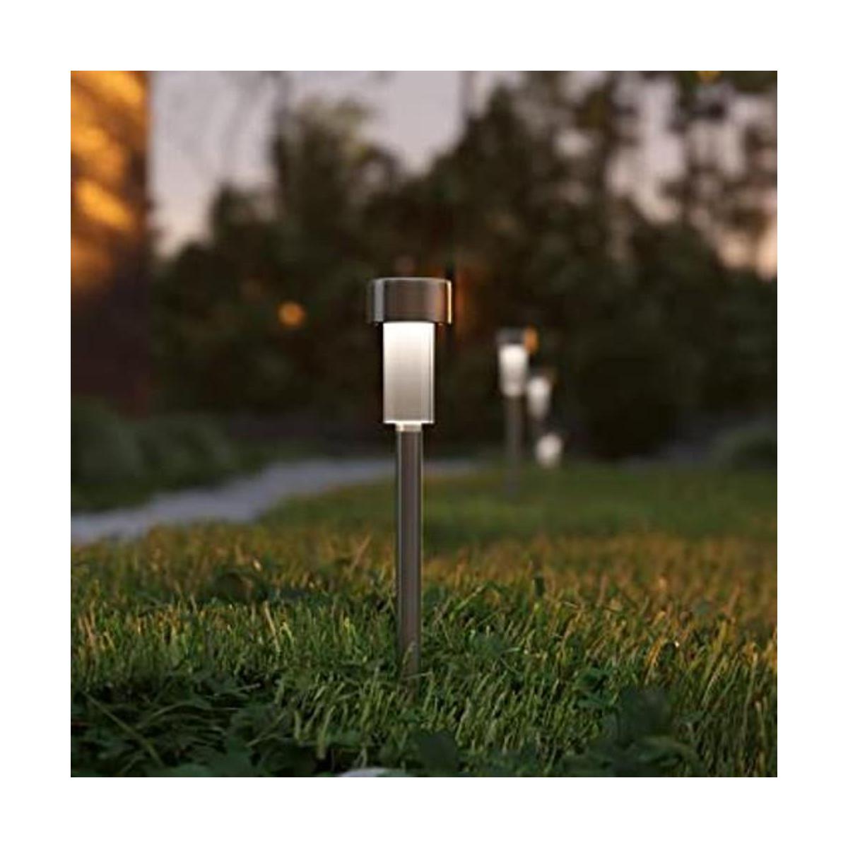 Flash Furniture DNSL10412SSGG Iluminación de camino acero