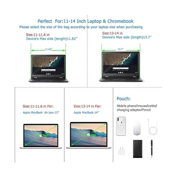 KEISKEI Funda para laptop de 14 pulgadas funda para_6