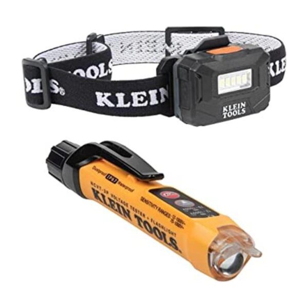 Klein Tools 80030 Linterna frontal recargable y probador_1