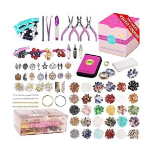 MODDA Kit de fabricación de joyas de piedra natural con_1