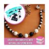MODDA Kit de fabricación de joyas de piedra natural con_5