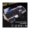 FENIFOX Teclado y mouse para juegos con retroiluminación