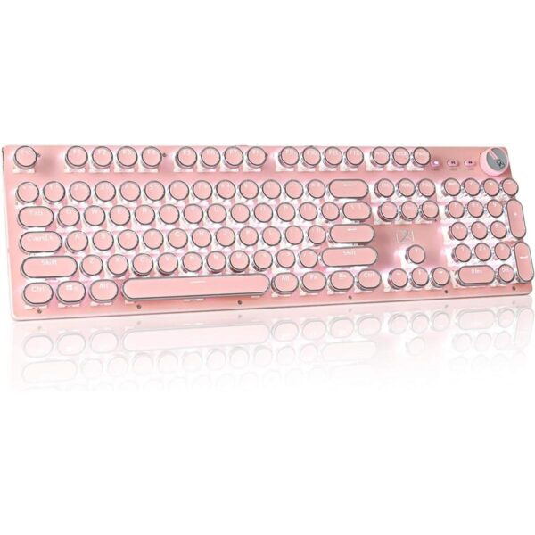 Teclado retro Steampunk estilo máquina de escribir_1