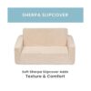 Delta Children Cozee Sofá convertible 2 en 1 de sherpa_5