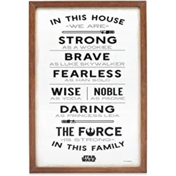 Open Road Brands Disney Star Wars in This House Family