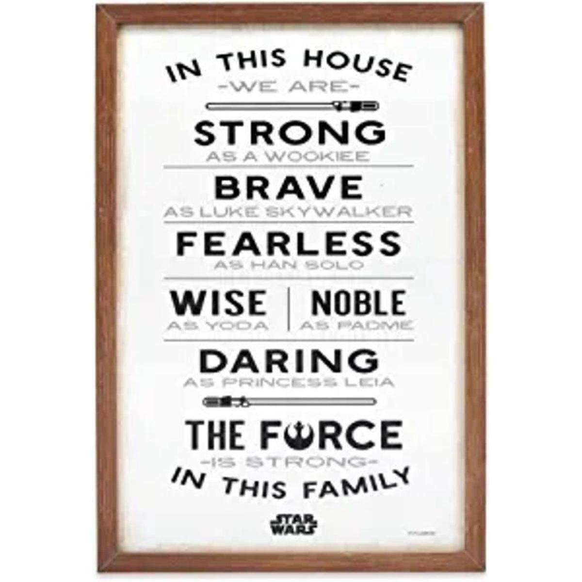 Open Road Brands Disney Star Wars in This House Family