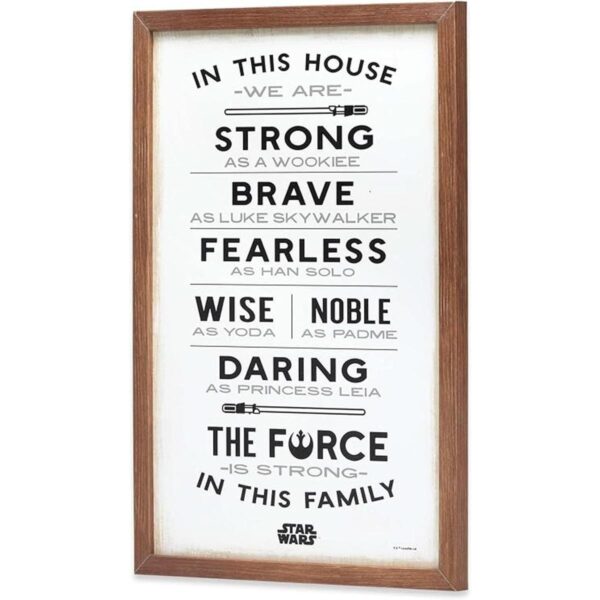 Open Road Brands Disney Star Wars in This House Family