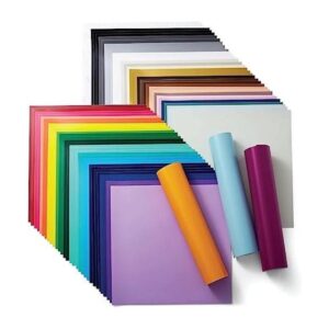 Cricut Vinilo removible muestra todo hojas de vinilo de