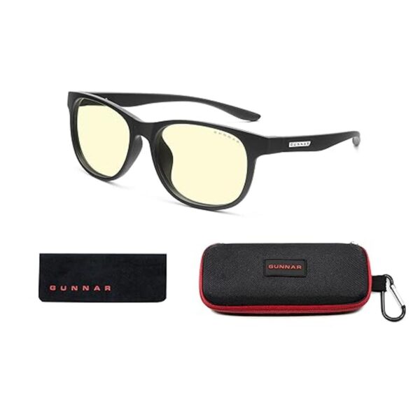 GUNNAR Blue Light Glasses for Kids 12 Rush Onyx Amber_3