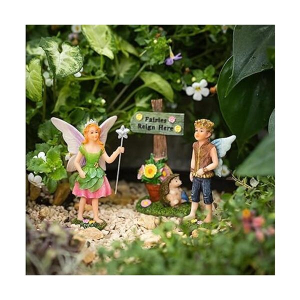PRETMANNS Casa de hadas de jardín de hadas Kit de jardín_5