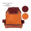 FUERI Bolsa de herramientas de cuero para carpinteros kit_4