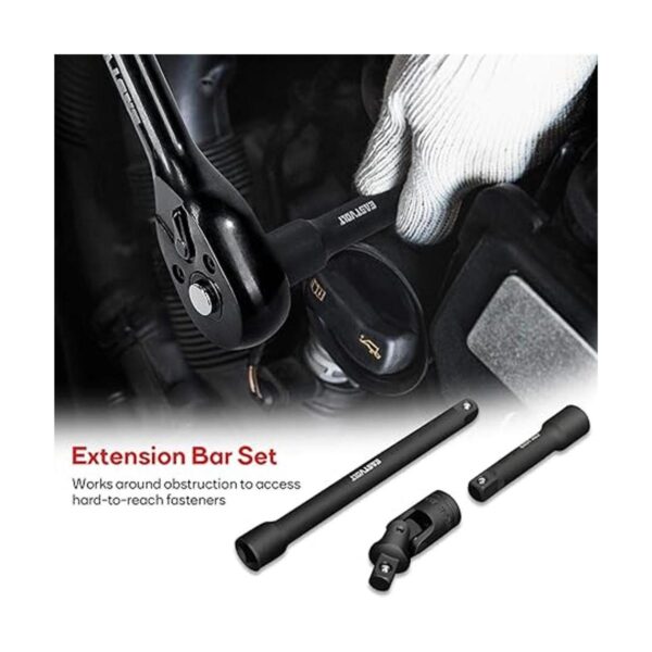 Eastvolt Kits de herramientas mecánicas juego de llaves
